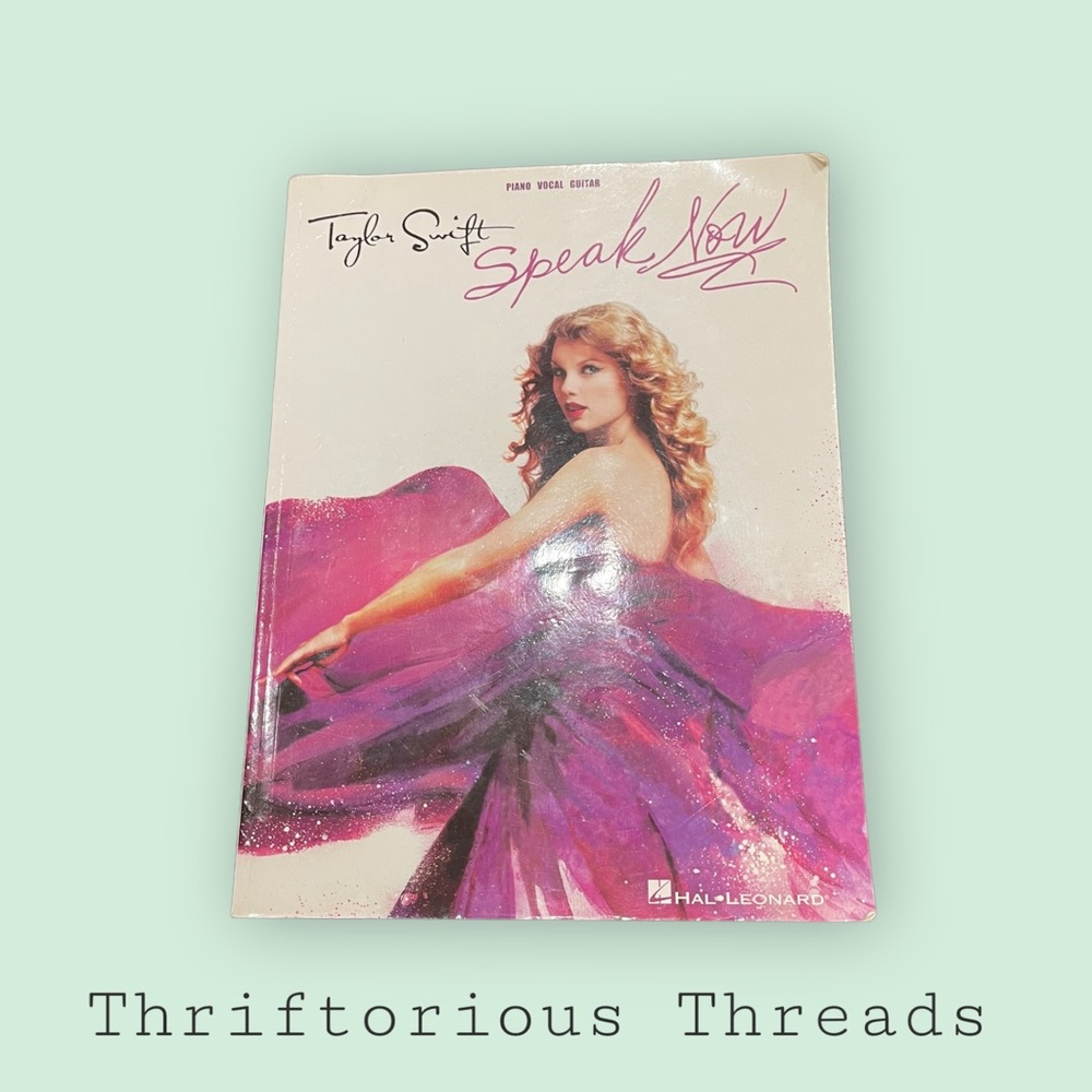 Taylor Swift Speak Now Song Book